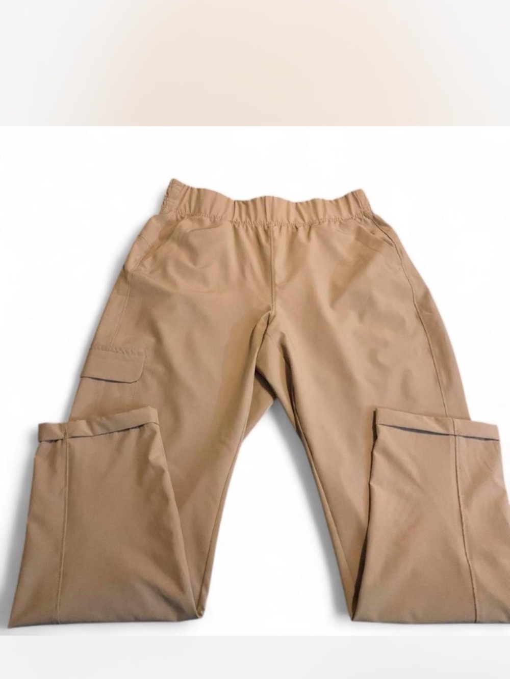 Women’s M Casual Cargo Pants - Tan light weight